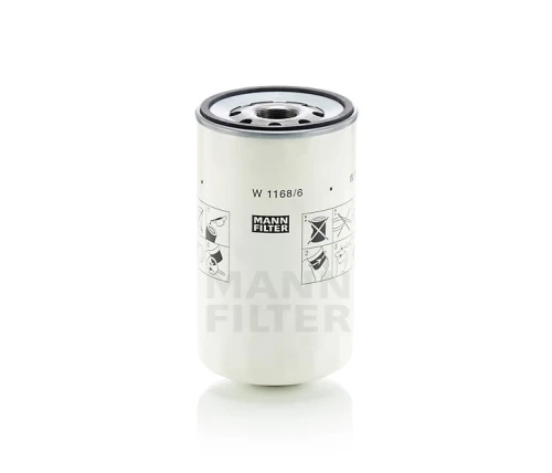 W1168/6 - Lọc dầu nhớt Mann - Oil Filter - Mann Filter